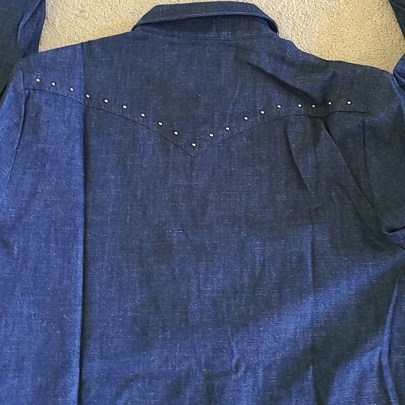 Katespade Embroidered Chambray top - Picture 5 of 7